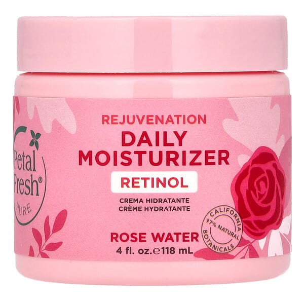 Petal Fresh, цэвэр, Rejuvenation Daily Moisturizer, Rose Water, 4 fl oz (118 ml) (Discontinued Item)