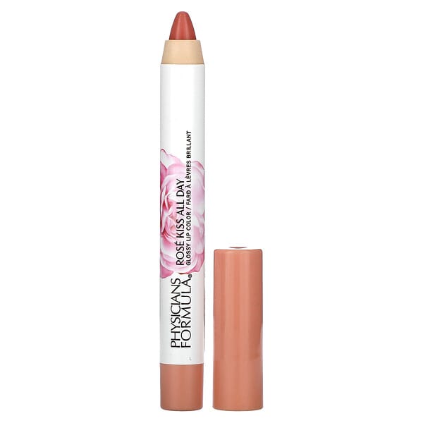 Physicians Formula, Rosé Kiss All Day, Glossy Lip Color, 1711502 Sweet Nothings, 0.15 oz (4.3 g) (Discontinued Item)