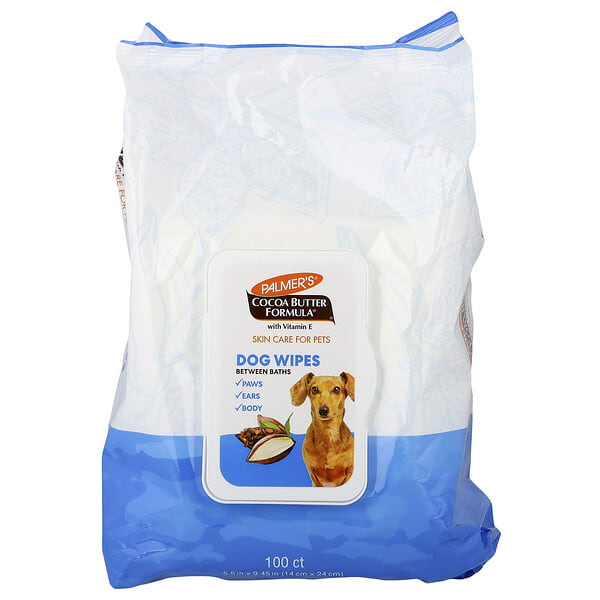 Palmer's for Pets, Coconut Butter Formula® with Vitamin E, Dog Wipes, 100 Wipes