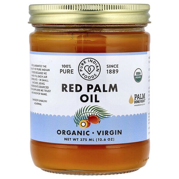 Pure Indian Foods, Red Palm Oil, 12.6 oz (375 ml)