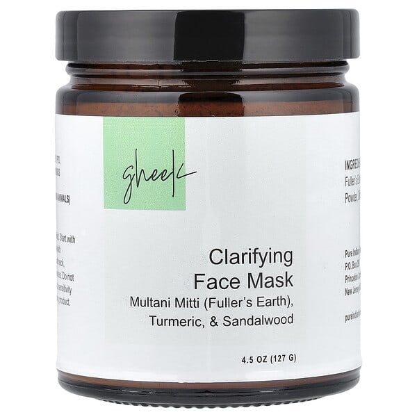 Pure Indian Foods, Gheek, Clarifying Beauty Face Mask, 4.5 oz (127 g) (Discontinued Item)