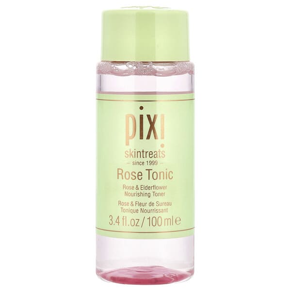 Pixi Beauty, Rose Tonic, Rose & Elderberry Nourishing Toner, спиртгүй, 3.4 fl oz (100 ml)