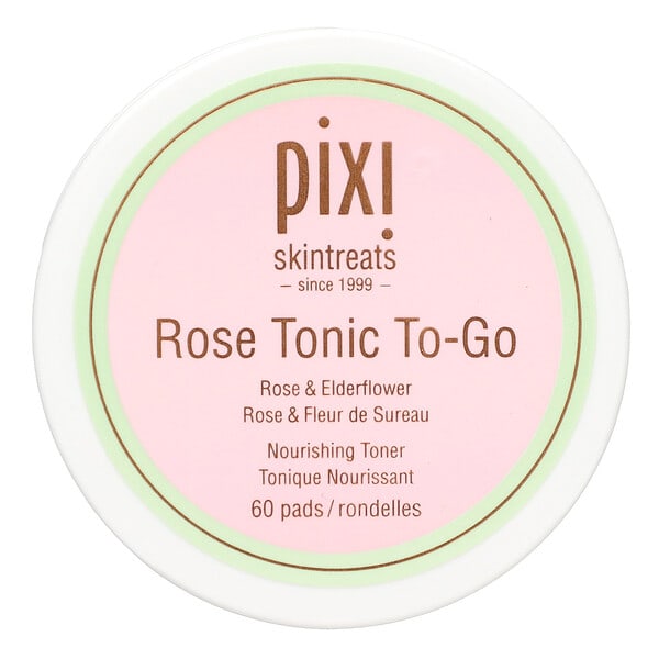 Pixi Beauty, Skintreats, Rose Tonic To-Go, 60 Pads (Discontinued Item)