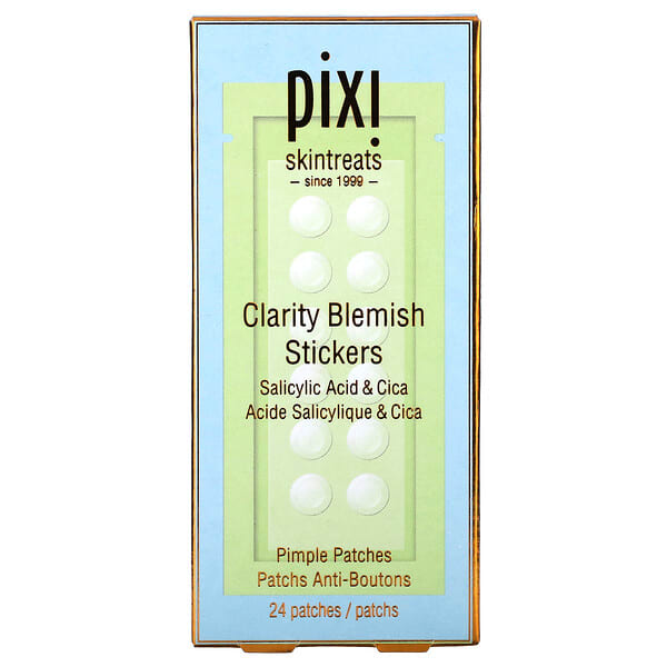 Pixi Beauty, Skintreats, Clarity Blemish Stickers, 24 Patches (Discontinued Item)