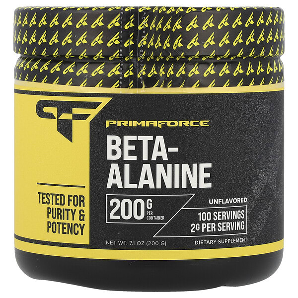Primaforce, Beta-Alanine, амтгүй, 7.1 oz (200 g)
