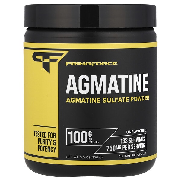 Primaforce, Agmatine, амтгүй, 3.5 oz (100 g)