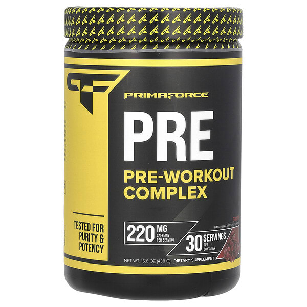 Primaforce, Pre-Workout цогц, Grape, 15.6 oz (438 g) (Discontinued Item)