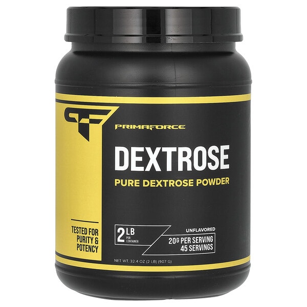Primaforce, Pure Dextrose, амтгүй, 2 lb (907 g)