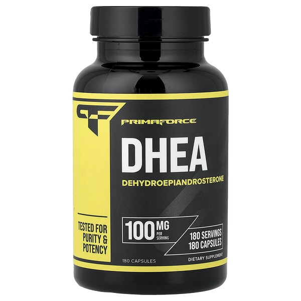 Primaforce, DHEA, 100 мг, 180 капсул