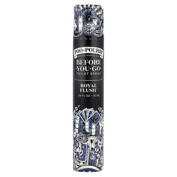 Poo-Pourri, Before-You-Go® Toilet Sprays, Royal Flush, 0.34 fl oz (10 ml) (Discontinued Item)