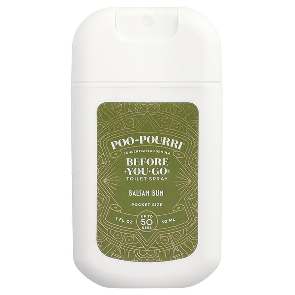 Poo-Pourri, Before-You-Go® Toilet Spray, Pocket Sprayer, Balsam Bum, 1 fl oz (30 ml)