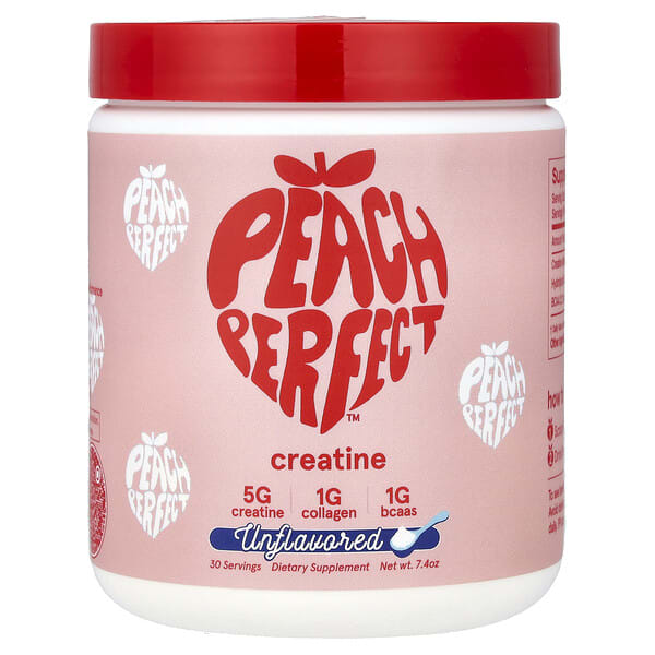 Peach Perfect, креатин, амтгүй, 7.4 унц