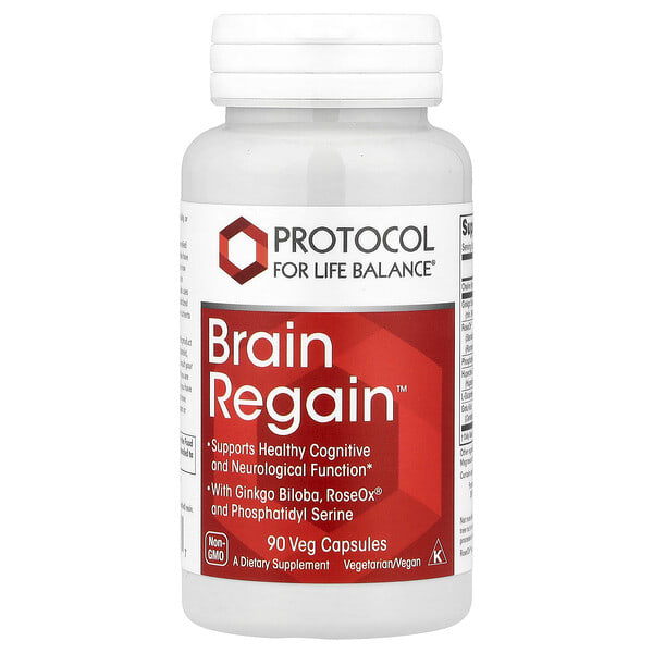Protocol for Life Balance, Brain Regain™, 90 ширхэг капсул