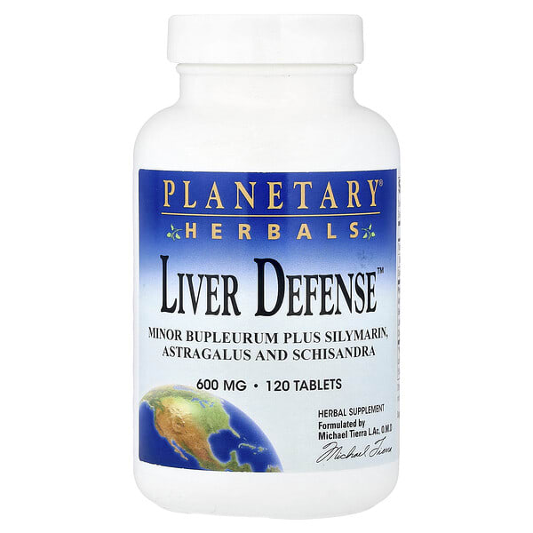 Planetary Herbals, Liver Defense™, 120 шахмал