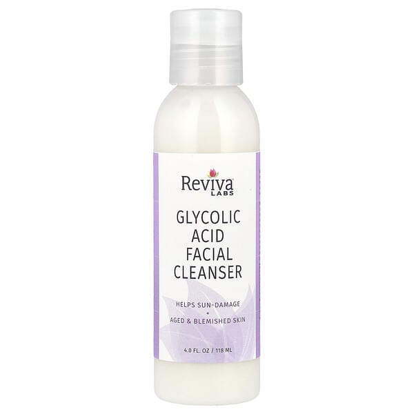 Reviva Labs, Glycolic Acid Facial Cleanser, 4 fl oz (118 ml)