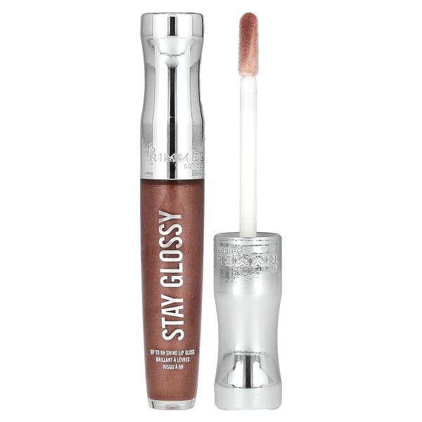 Rimmel London, Stay Glossy Lip Gloss, 455 Penny to My Name, 0.18 fl oz (5.5 ml) (Discontinued Item)