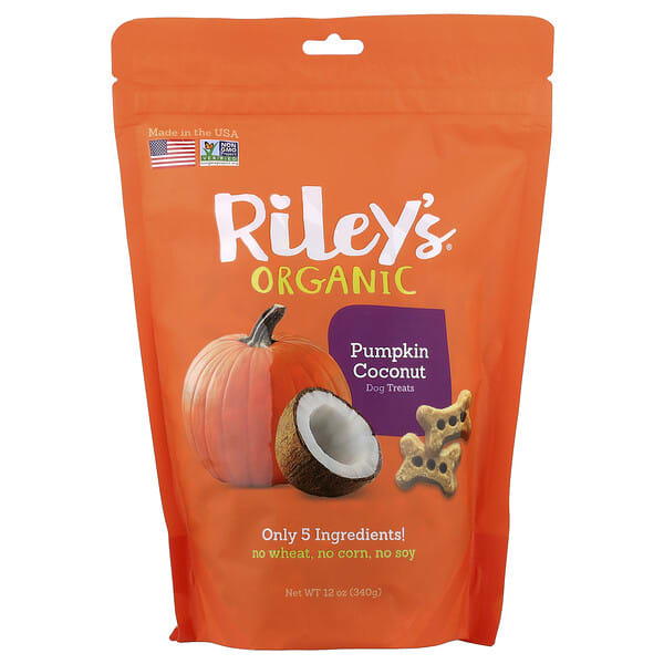 Riley’s Pets, Dog Treats, Pumpkin Coconut, 12 oz (340 g)