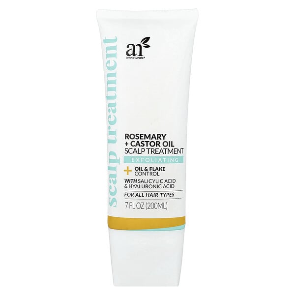 artnaturals, Rosemary + Castor Oil Scalp Treatment, For All Hair Types, 7 fl oz (200 ml)