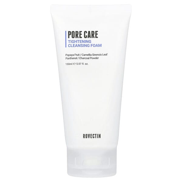 Rovectin, Pore Care Tightening Cleansing Foam, 5.07 fl oz (150 ml)