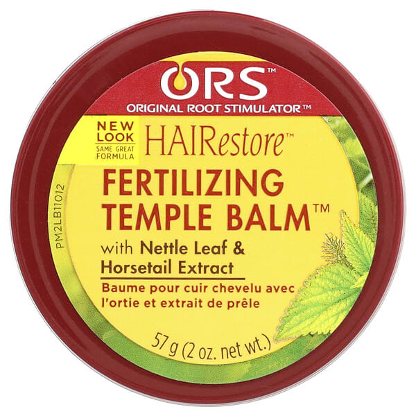 ORS, HAIResture™, Fertilizing Temple Balm™, For Relaxed or Thermally-Straightened Hair, 2 oz (57 g)