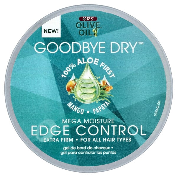 ORS, Olive Oil®, Goodbye Dry™, Edge Control, Extra Firm, For All Hair Types, 2.25 oz (64 g)