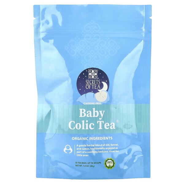 Secrets of Tea, Baby Colic Tea®, Caffeine Free, 20 Tea Bags, 1 oz (28 g)