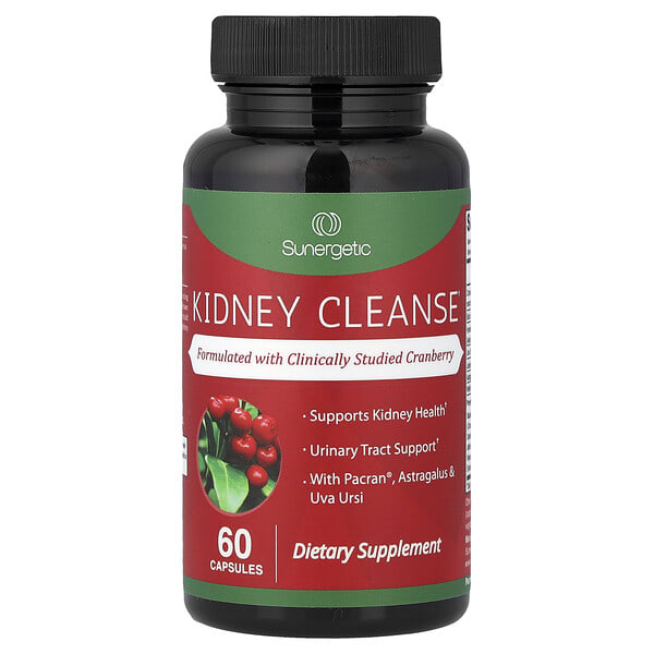 Sunergetic, Хүүхдийнney Cleanse, 60 капсул