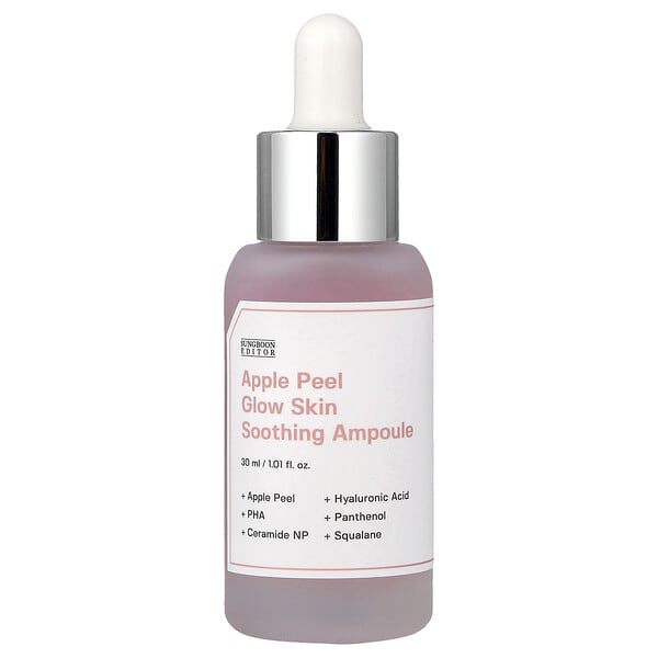 Sungboon Editor, Apple Peel, Glow Skin Soothing Ampoule, 1.01 fl oz (30 ml)