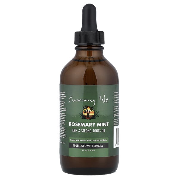 Sunny Isle, Rosemary Mint, Hair & Strong Roots Oil, 4 fl oz (118 ml)