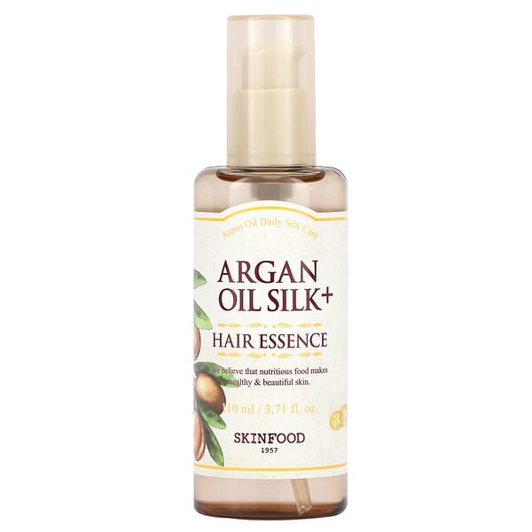 SKINFOOD, Argan Oil Silk Plus, Hair Essence, 3.71 fl oz (110 ml) (Discontinued Item)