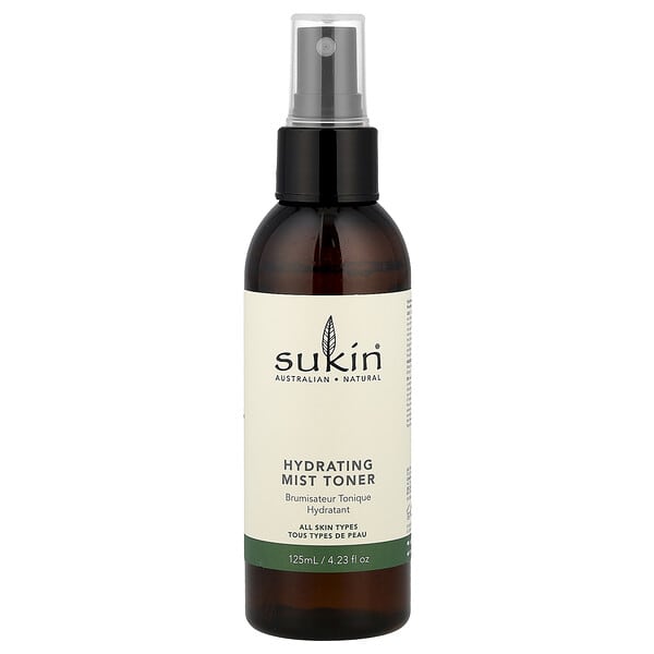 Sukin, Hydrating Mist Toner, All Skin Types, 4.23 fl oz (125 ml)
