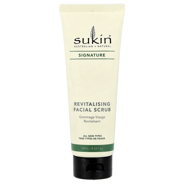 Sukin, Revitalising Facial Scrub, All Skin Types, 4.23 fl oz (125 ml)