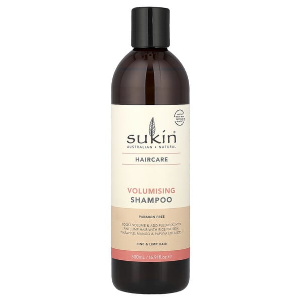 Sukin, Volumising Shampoo, Fine and Limp Hair, 16.91 fl oz (500 ml)