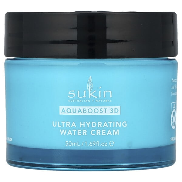 Sukin, AquaBoost 3D, Hyaluronic Acid Water Gel Cream, 1.69 fl oz (50 ml)