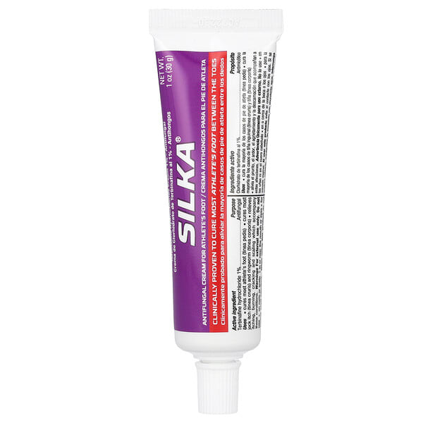 Silka, Antifungal Cream for Athlete's Foot, Full Prescription Strength, 1 oz (30 g)