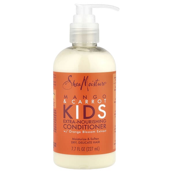 SheaMoisture, Хүүхдийн, Extra-Nourishing Conditioner, Dry, Delicate Hair, Mango & Carrot, 7.7 fl oz (227 ml)