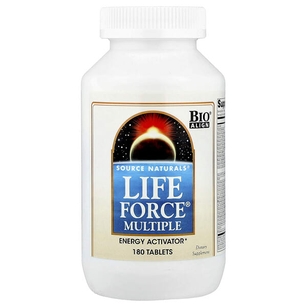Source байгалийнs, Life Force® Multiple, 180 шахмал