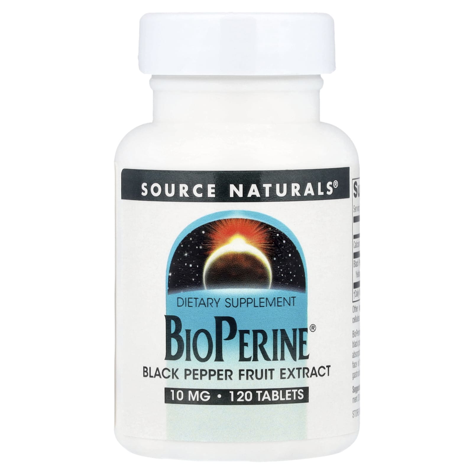 Source Naturals BioPerine 10 mg 120 Tablets