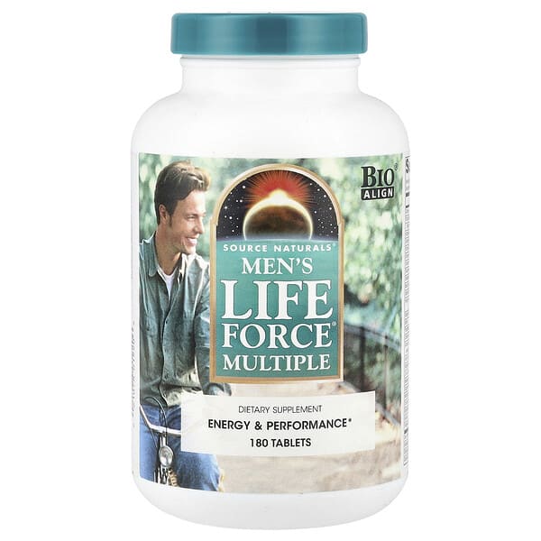 Source байгалийнs, Эрэгтэйчүүдийн Life Force Multiple, 180 шахмал