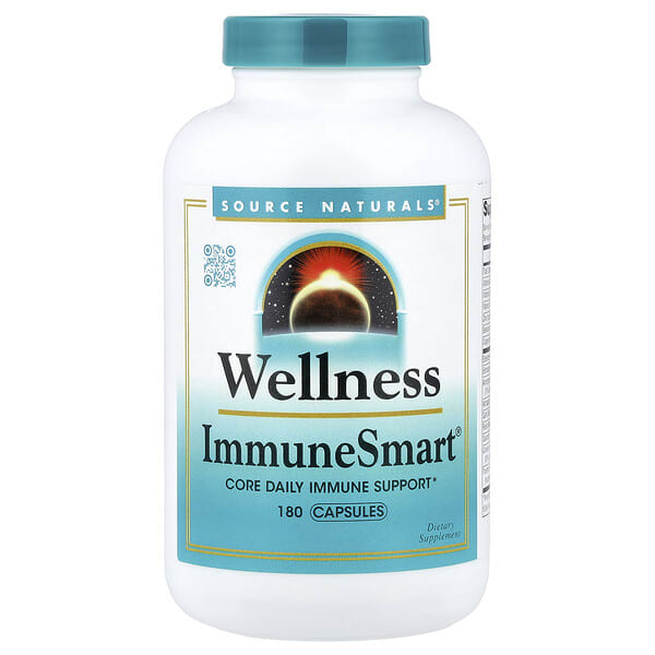 Source байгалийнs, Wellness, ImmuneSmart®, 180 капсул