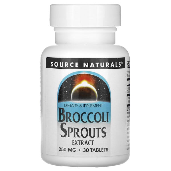 Source байгалийнs, Broccoli Sprouts Extract, 30 шахмал (250 мг per шахмал)