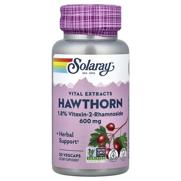 Solaray, Vital Extracts, долоогоно, 30 ширхэг капсул