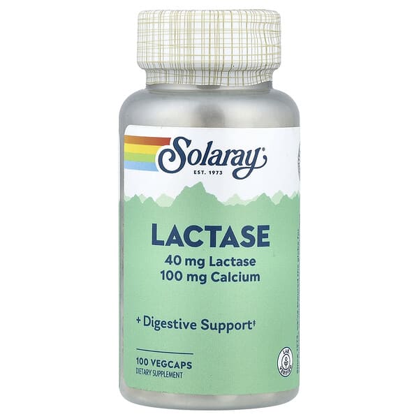 Solaray, Lactase, 100 ширхэг капсул