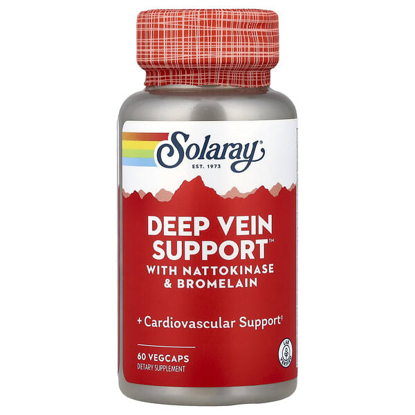 Solaray, Deep Vein Support™, 60 ширхэг капсул