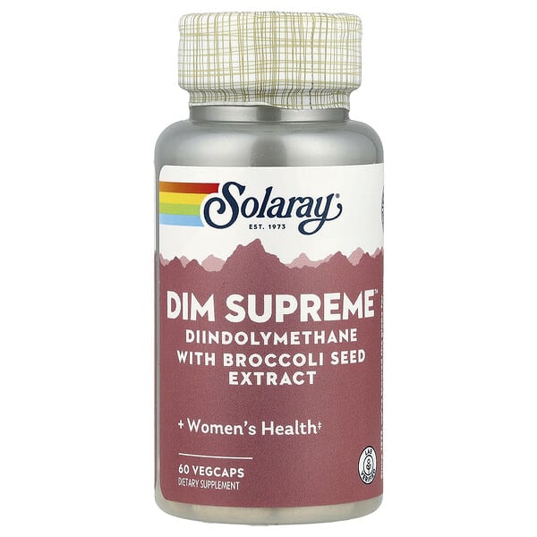 Solaray, DIM Supreme™, 60 ширхэг капсул