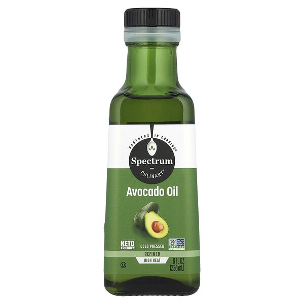 Spectrum Culinary, авокадогийн тос, хүйтэн шахсан, 8 fl oz (236 ml)