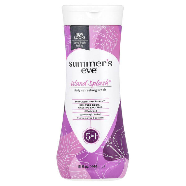 Summer's Eve, 5 in 1™ Daily Refreshing Wash, Island Splash®, 15 fl oz (444 ml)
