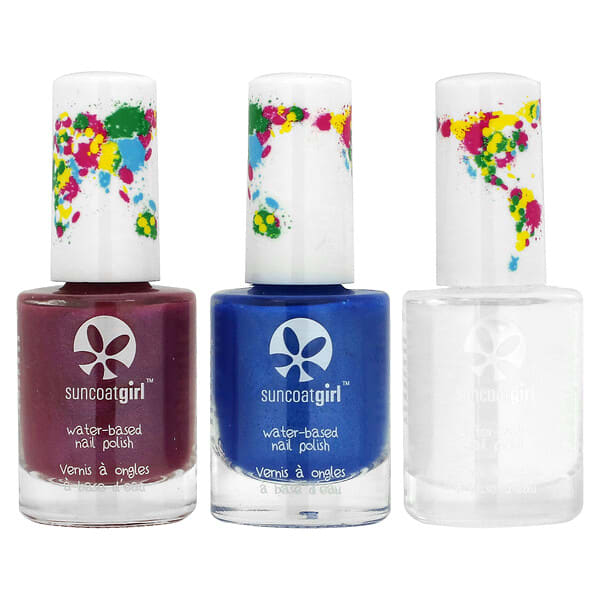 SuncoatGirl, Water-Based Nail Polish, Mermaid Princess, 4 Piece Kit (Discontinued Item)