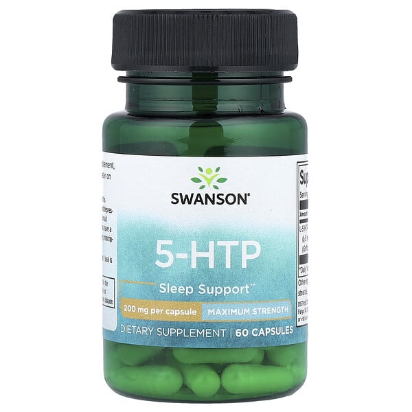 Swanson Витаминs, 5-HTP, 200 мг , 60 капсул