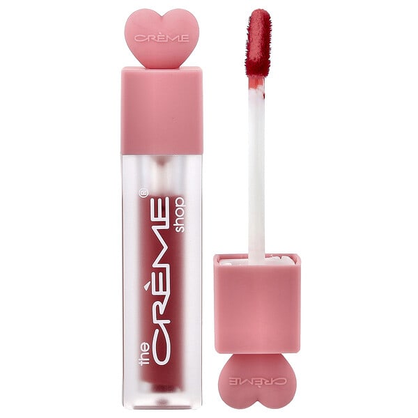 The Creme Shop, Glossy 12 HR+ Lip Stain, Smitten, 0.194 oz (5.5 g)